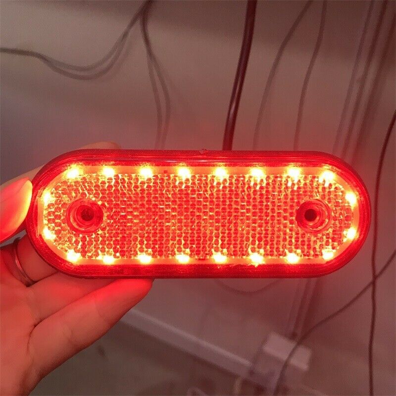 2Stck 24v Lkw LED Seite Marker Lichter verrotten 20LED Seite Marker Anzeige Licht Lampe Wohnwagen 24v LED lichter Lkw