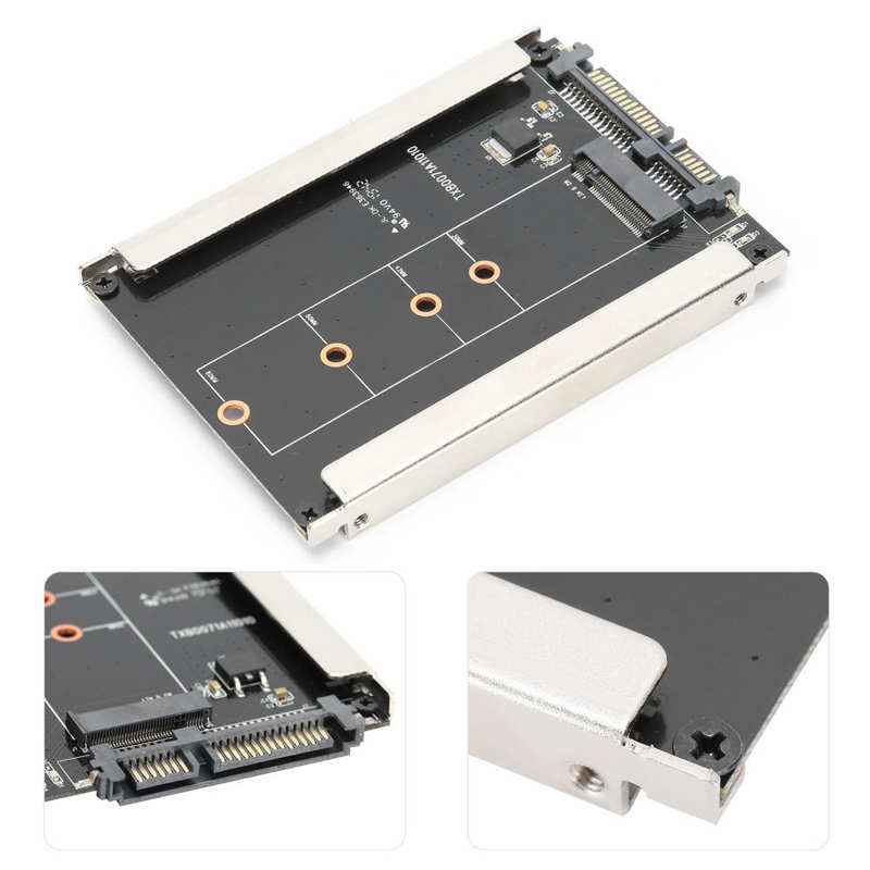 M.2 to SATA3.0 Expansion Card Conversion Card M.2 to SATA3.0 Expansion Bkey Adapter SSD State Drive Interface with Good