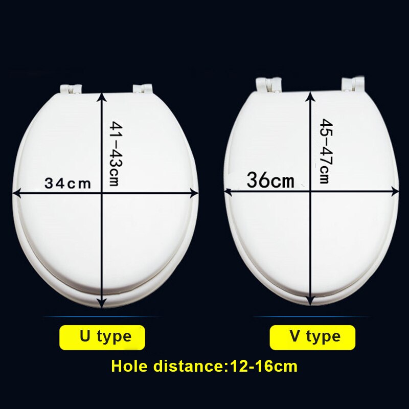 Soft Toilet Seat Round Toilet Seat Round Premium Round Toilet Seat Slow Close Replacement Toilet Seat Fits All Toilet HY