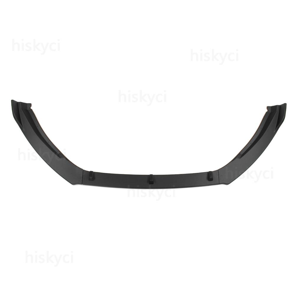 Carbon Fiber Look/Black Car Front Bumper Splitter Lip Spoiler Diffuser Protector Guard Body Kit Trim For Skoda Octavia