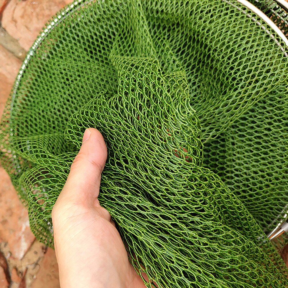 2m/2.5m Folding Telescoping Quick-drying Nylon Mesh Fishing Basket Dip Nets Fyke Net Shrimp Cage Outdoor Fishing Tackle Gear