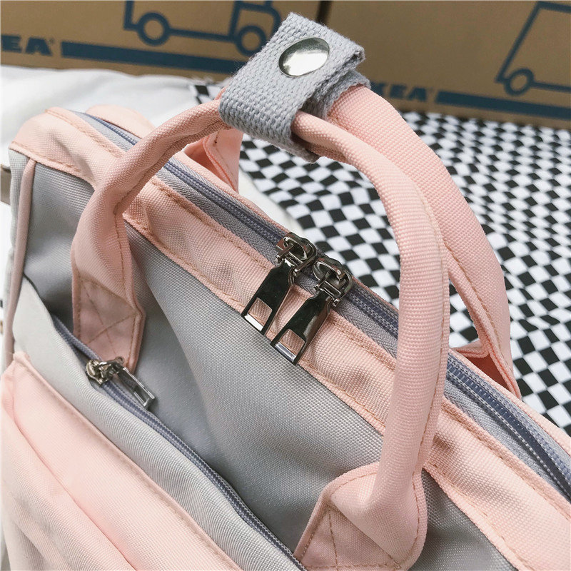 Backpacks For School Teenagers Girls Cute Ring Bag Travel Laptop Backpack Women Notebook Back Pack Patchwork Bagpack