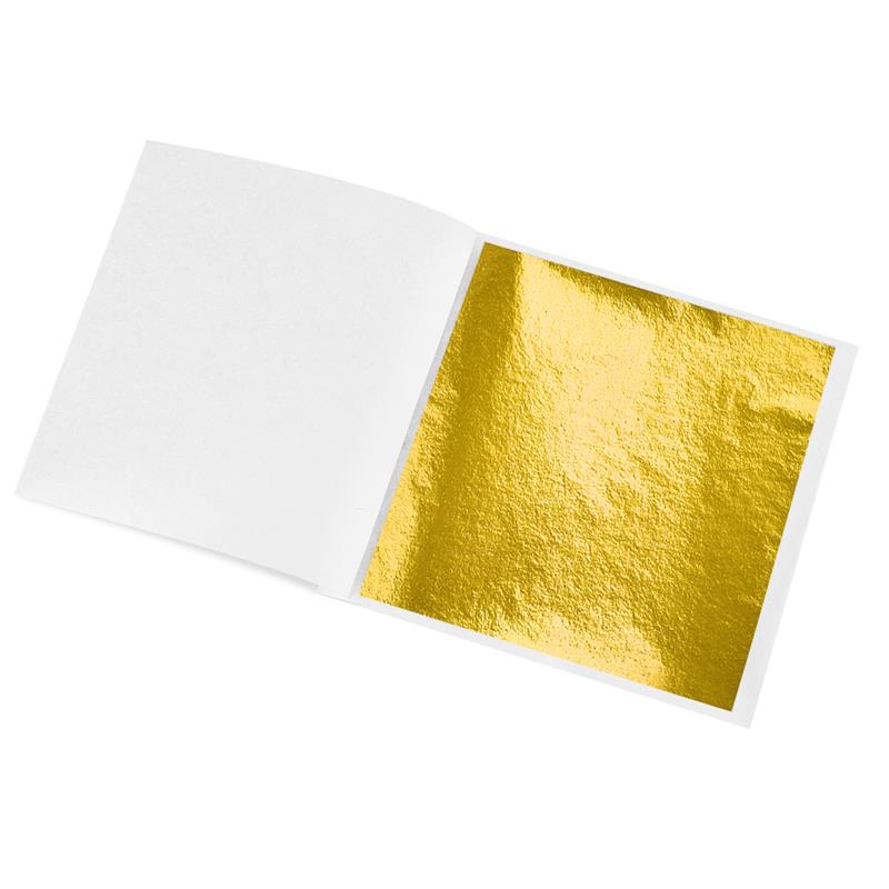 100pcs 8x8cm 100pcs 8*8.5cm Gold Silver Foil Paper Gilding DIY Art Crafts Decor for Resin Jewelry Making Art Nail Decoration: 11