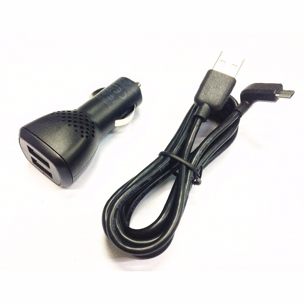 3.9a dubbele usb autolader en micro usb kabel voor tomtom  go 40 50 51 60 61 500 600 5100 6000 via 1405 1435 1505 1535 1605 gps