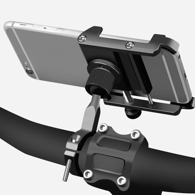 Soporte de teléfono móvil para bicicleta de montaña, aleación de aluminio, antivibración, para iPhone 7, 8