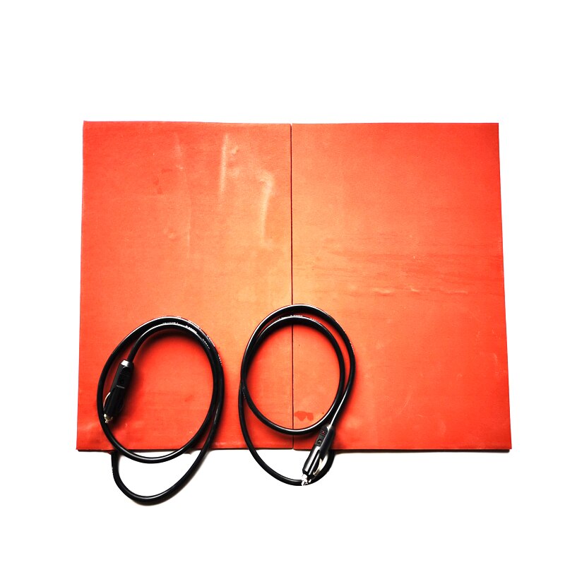 300*400*4.5mm 12v 100w Silicone pizza bag Heater 1000mm lead wire with car plug