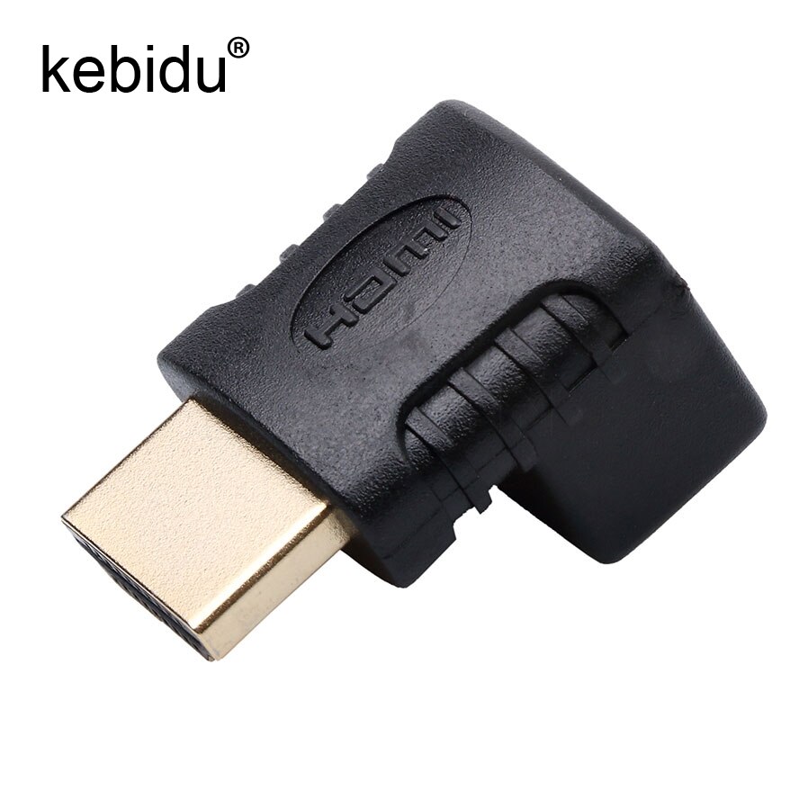 Kebidu 1/3PCS männlichen zu weiblichen Kabel Adapter Konverter 90 Grad winkel für 1080P Smart HDTV HDMI-kompatibel adapter