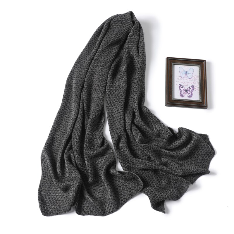 Weiche Kaschmir betroffen Schal für Frauen Warme Winter Schals Hijab Solide Pashmina Dame Schal wickeln Doppel Seite unisex Schals neue: WT5-2