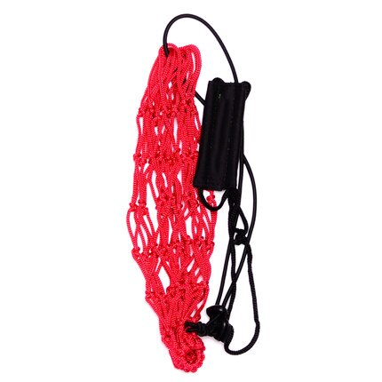 Handle Solo Soccer Kick Trainer with Ball Locked Net Football Ball Bungee Elastic Training Juggling Net Size 3, 4, 5: red