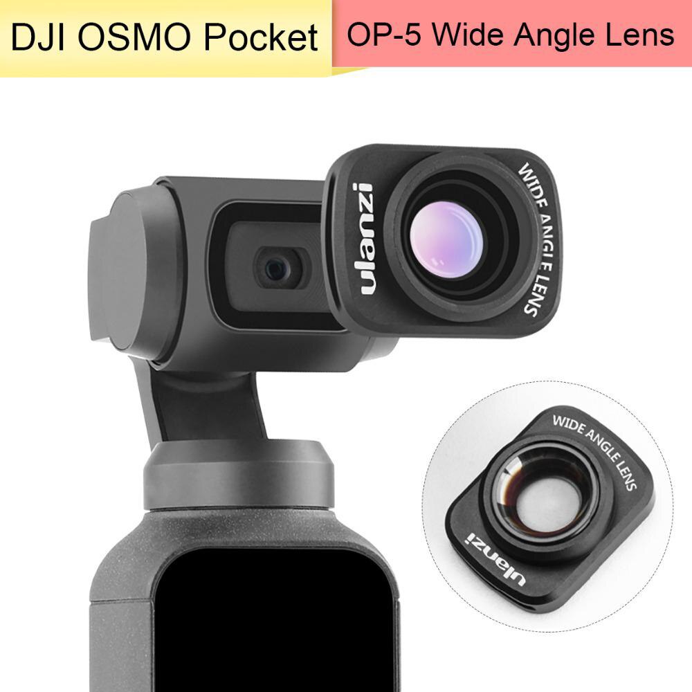 Magnetische Grote Groothoek Lens Voor Dji Osmo Pocket Accessoires Professionele Hd Magnetische Structuur Lens Voor Ulanzi Osmo Pocket