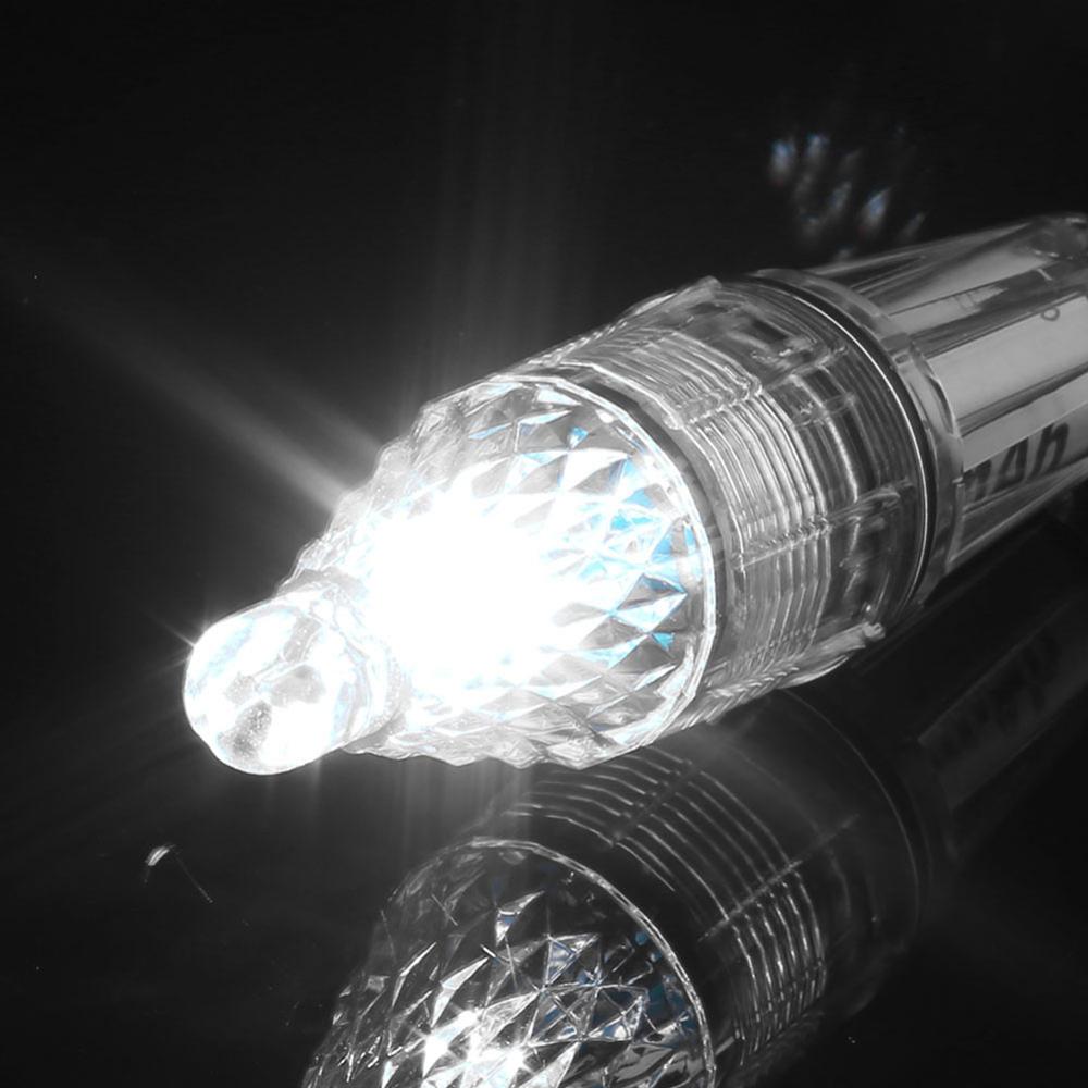 Waterproof Deep Underwater Fish Attracting Lure LED Fishing Flash Light Bait Transparent Use In 300M Under Water