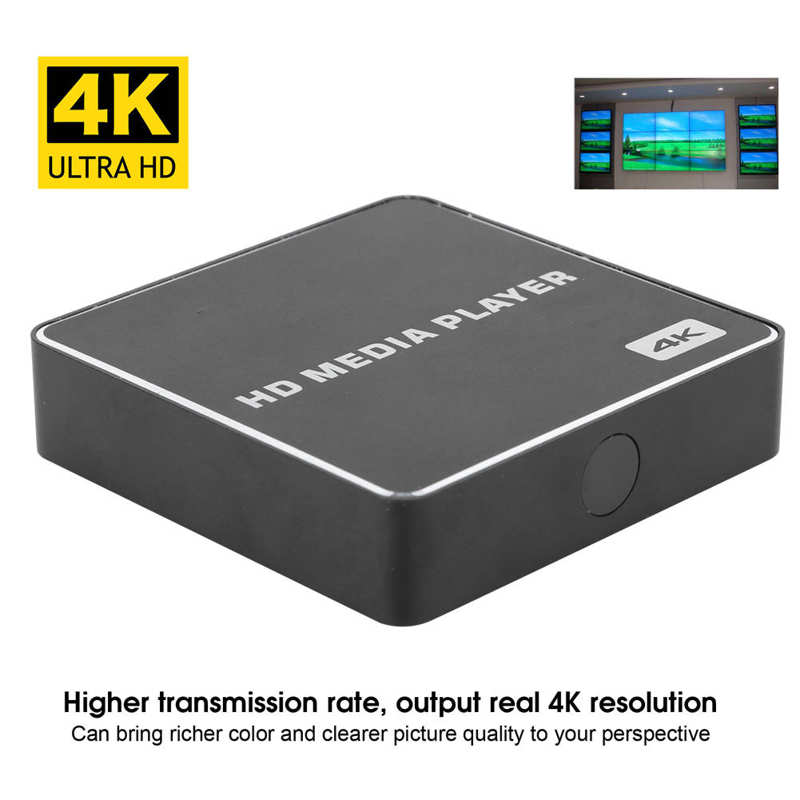 Mini Full High Definition 1080P USB Media Box 4K Player 100-240V
