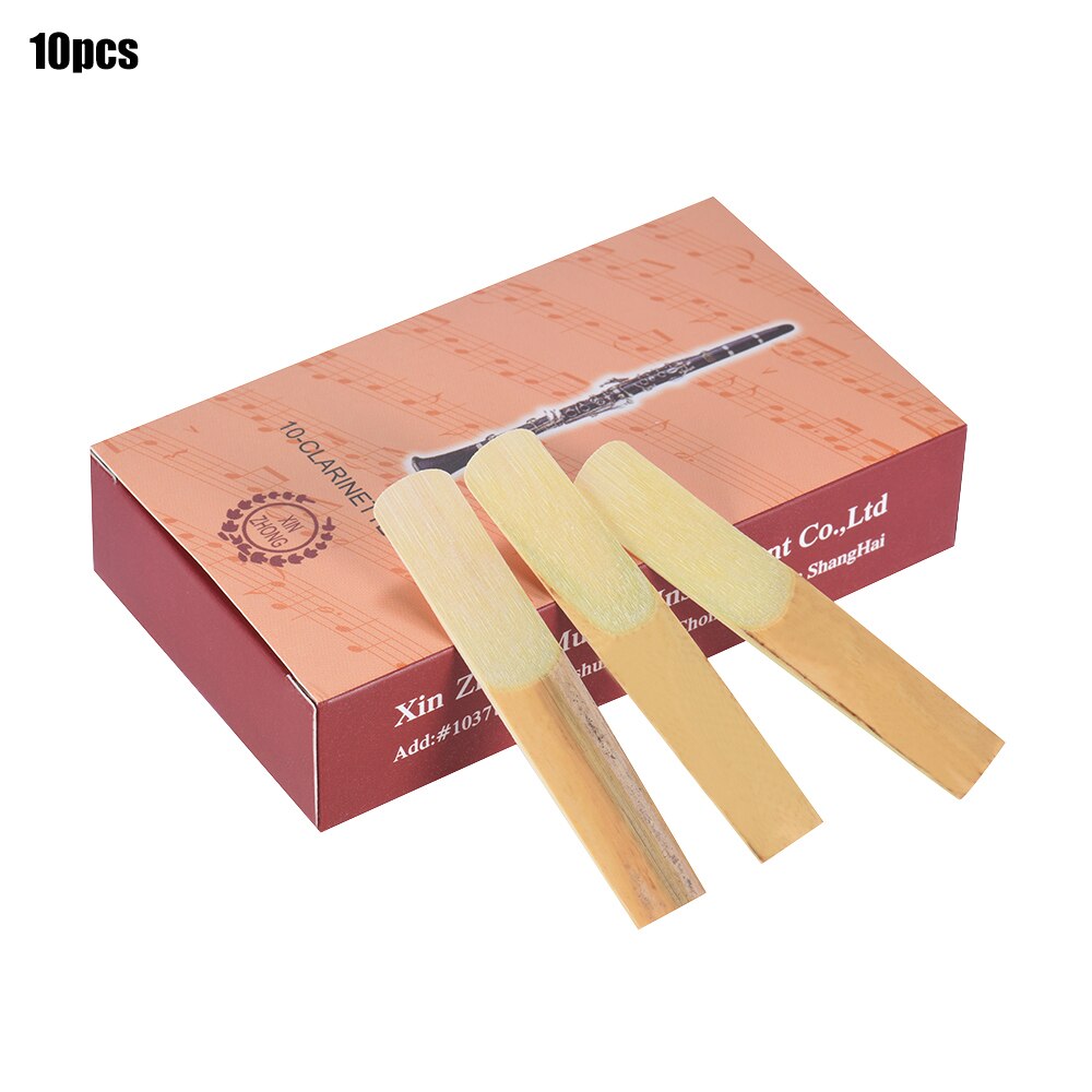 Box of 10pcs Clarinet Reeds Traditional Reeds Strength 2.5
