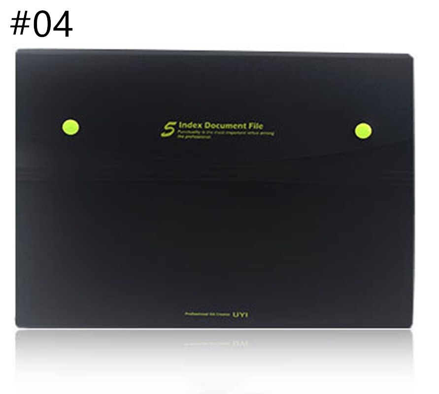 A4 File Organizer Document Houder 5-Layer Grote Capaciteit Bestanden Bag Pouch Uitbreiden Accordeon Mappen Waterdichte Office Supply: 04