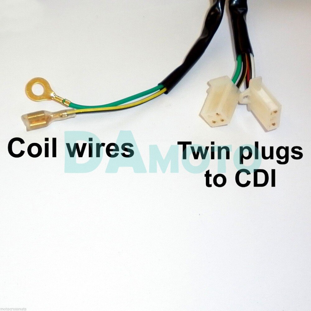QUAD WIRING HARNESS 200 250cc Chinese Electric start Loncin zongshen ducar Lifan