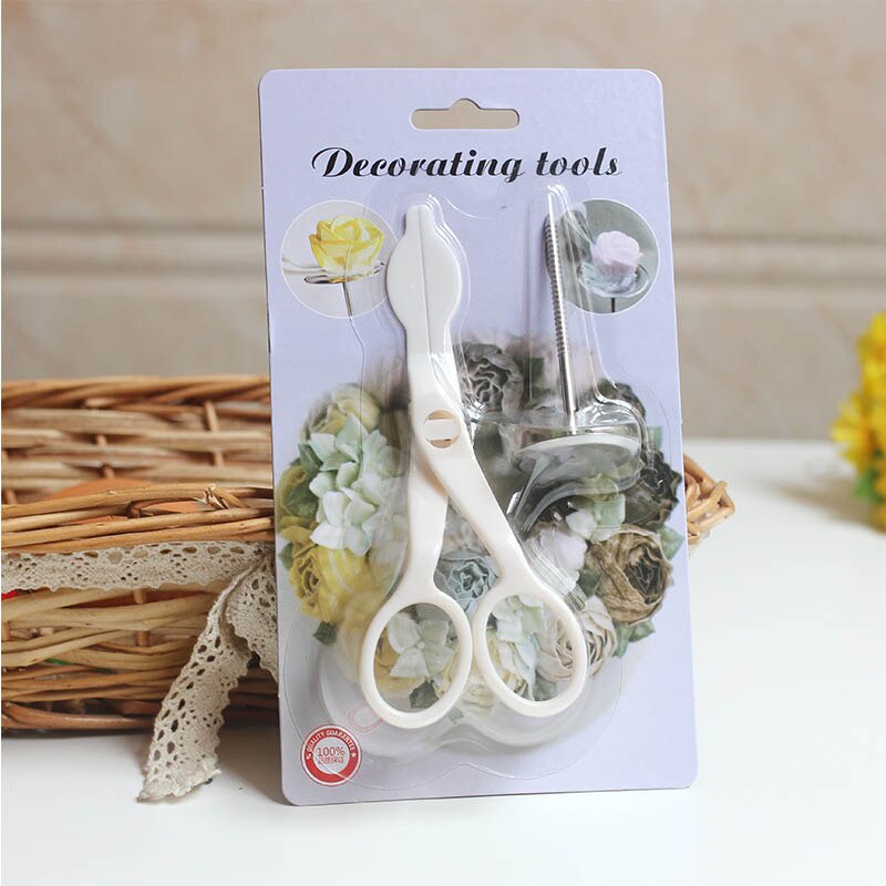 Bakken Accessoires Gebak Gereedschap Cake Nagels Set Icing Modellering Rose bloemen Cake Buttercream Levert Taart Schaar