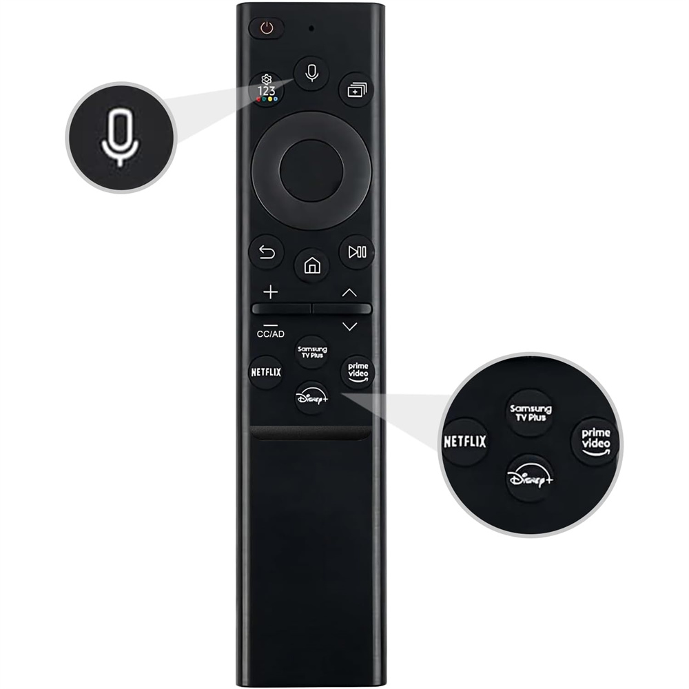 BN59-01385A zastępczy pilot głosowy do Samsung Neo QLED UHD HDR FHD 4K 8K Smart TV 2019-2022 (brak funkcji solarnej)