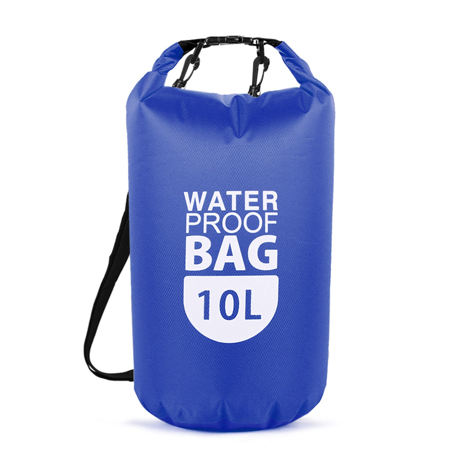 10L Pvc Droog Waterdichte Drijvende Zak Roll Top Dry Bag Water Sport Opbergtas Lichtgewicht Dry Sack Rivier Trekking Tassen: Blue