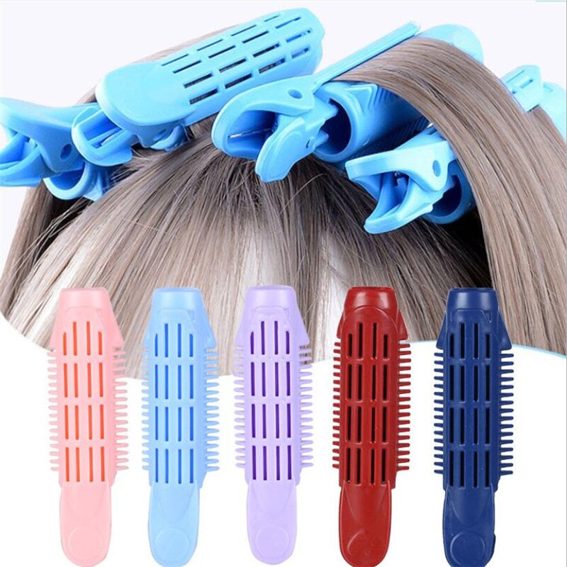 Bigoudis professionnels en plastique, 6 pièces, outils de coiffure, bigoudis naturels, ondulés