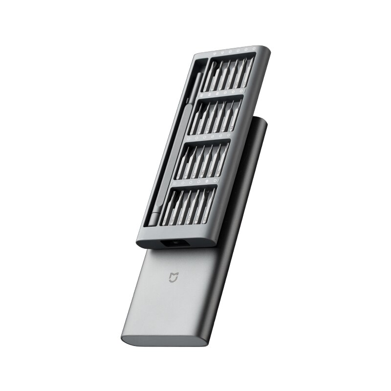 Original Xiaomi Mijia Wiha 24 in 1 Präzision Schraubendreher Bausatz 60HRC Magnetische Bits Reparatur Werkzeuge Alluminum Kasten Schraube Fahrer einstellen