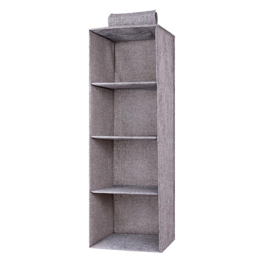 Clothes Storage Bag Interlayer Drawer Type Wardrobe Hanging Storage Bag Organizer Debris Storage Box Hanger #BW: 5