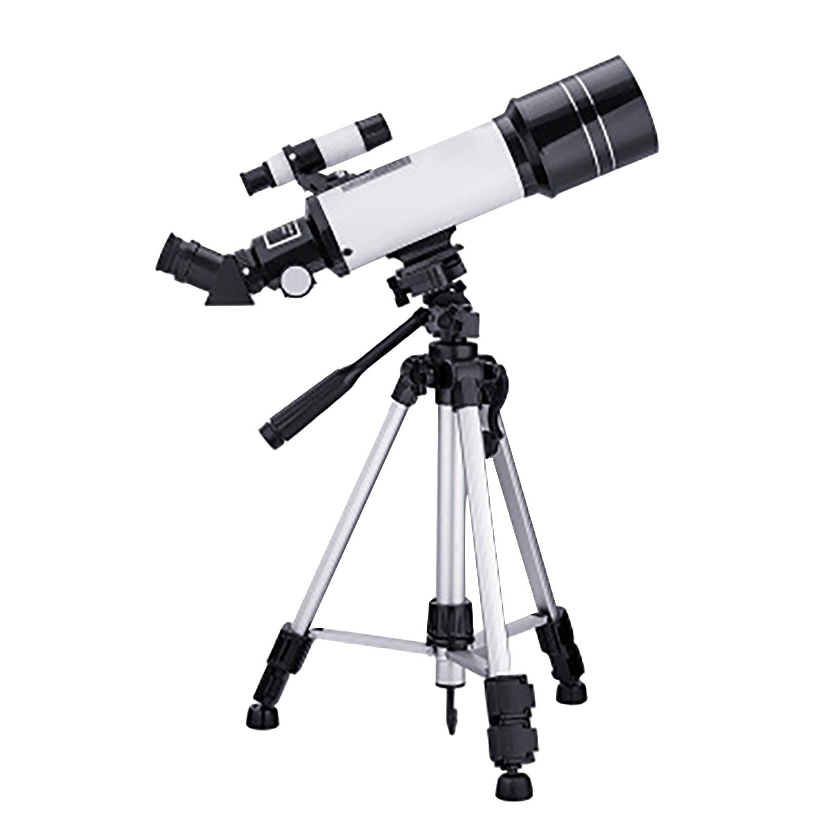 Telescopio astronómico 4 #, telescopio Refractor de 70mm, observación de la Luna para niños, adultos, astronomía, principiantes, lente 16x 67x con buscador: B