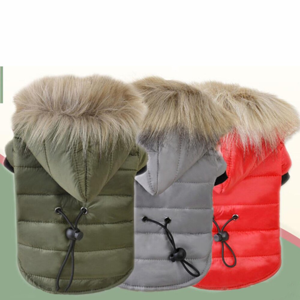 Clothing for Dogs Cats Winter Overalls Dogs Down Jacket Pets Cloth Puppies Slim Vest Costumes Waterproof Warm Dog Clothes Cute