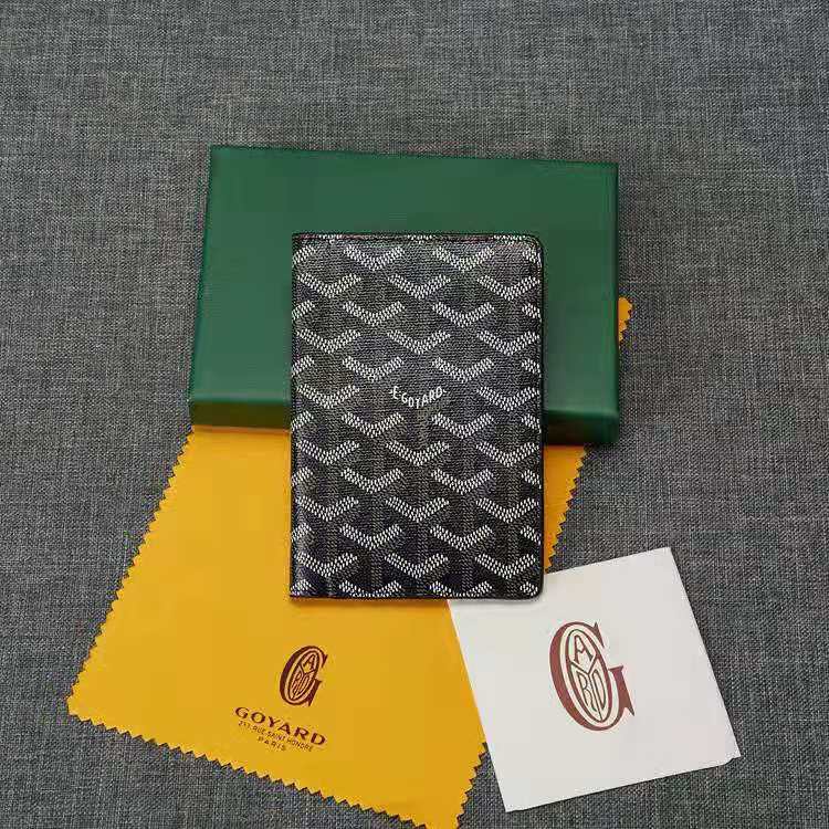 Goyard Dogtooth Wallet Men's and Women's with leather Short Half Fold Men's Wallet Genuine Leather Wallet: style 0180