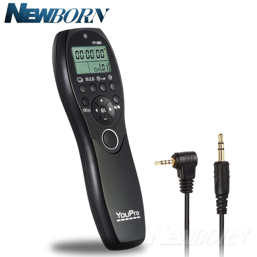 YouPro YP-880 L1 Timer Afstandsbediening Schakelaar Bedrade Shutter voor Panasonic DMC-FZ100 FZ150 FZ200 G1 G10 G2 G3 G5 G6 GF1 GF6 GH1 GH3 GX7 L1