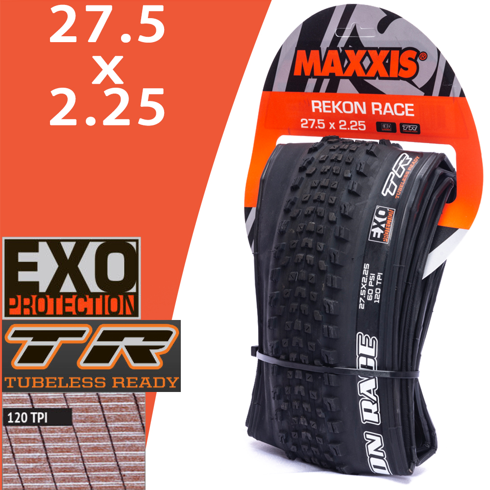 MAXXIS REKON RACE pliant vtt pneu de vélo 27.5x2.00/2.25/2.35 29x2.25/2.40 Original pneu de vélo sans chambre XC pièce de cyclisme tout-terrain: YELLOW