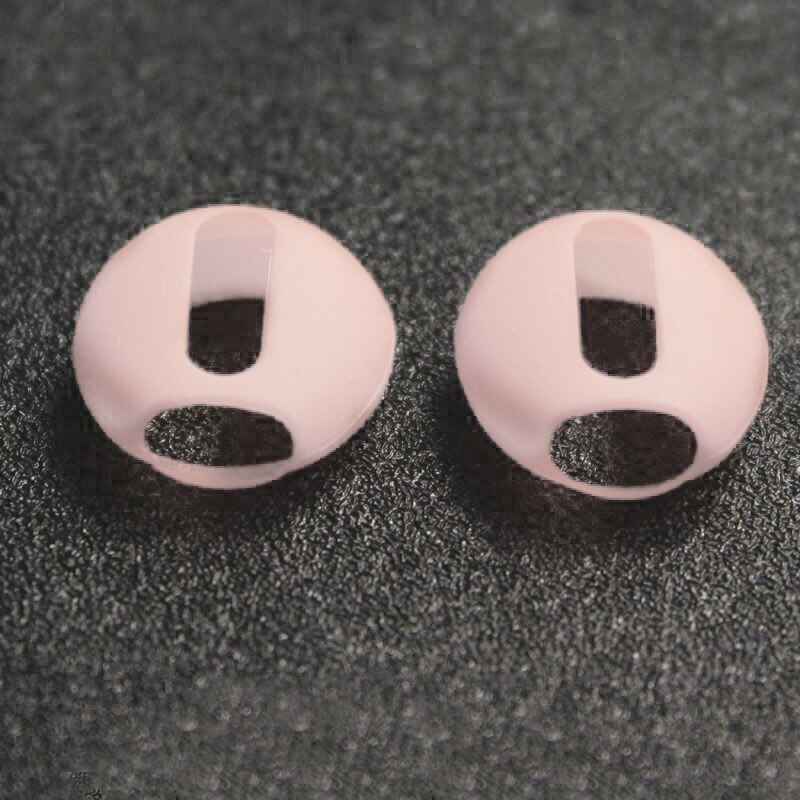 Nauszniki do słuchawek Airpods Free Buds3 Pro bezprzewodowe słuchawki Bluetooth Iphone silikonowe nauszniki etui na słuchawki nauszniki wkładki douszne 2 szt.: Różowy