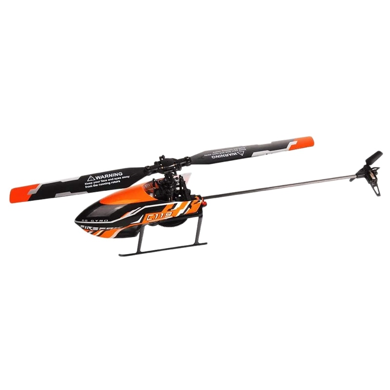 2.4 ghz 4- kanal 6- axel gyro flygstabil wingless  c119 rc helikopter med flytande kristall fjärrkontroll