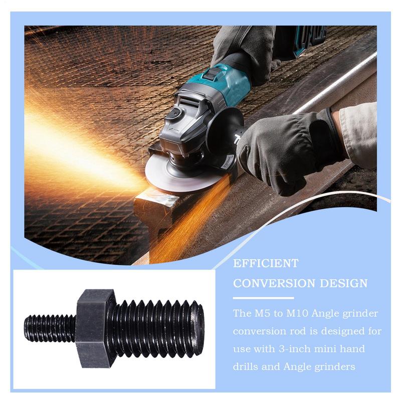 3-delige M14 Verlengstang voor Haakse Slijper, Aluminium Verlengas M14 Adapter voor Polijstmachine, Slijperaccessoires (75/100/140 mm