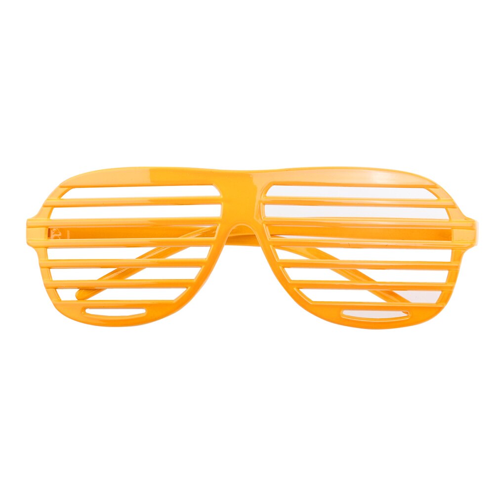 24 pièces obturateur lunettes lunettes de soleil Club fête Cosplay accessoires (couleur aléatoire)