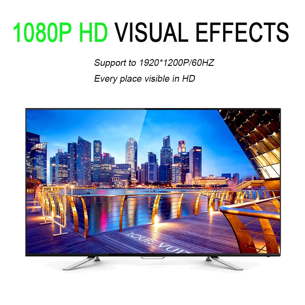 HDMI-kompatibel zu VGA Kabel Konverter Stecker Auf Famale Konverter Adapter 3,5mm Jack Audio HD 1080P Für PC Laptop Tablet Projektor