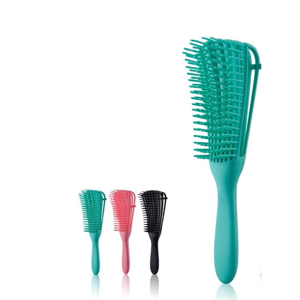 Peine de pulpo peine de aire peine esponjoso peines de pelo cepillo peine para el pelo para textura Africana pelo ondulado rizado seco peine rizado
