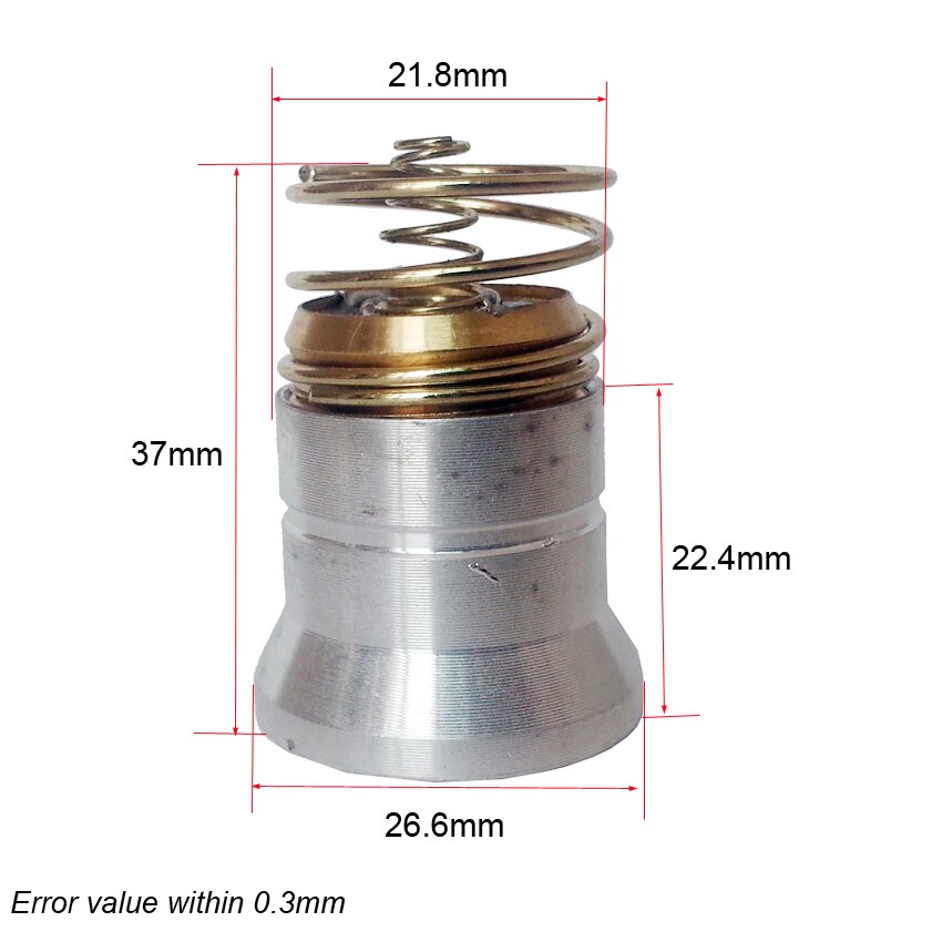26.5mm 1mode/3mode/5mode XML T6 L2 LED Bulb in for Surefire C2 Z2 P60 P61 6P 9P G3 S3 D2 Manta Ray M5 M6 WF-501B WF-502B