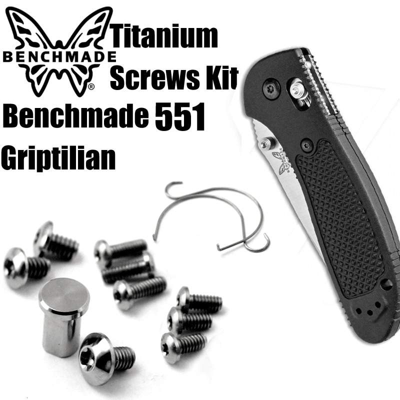Titanium Mes Schroef Set Voor Benchmade Griptilian 551/552/553