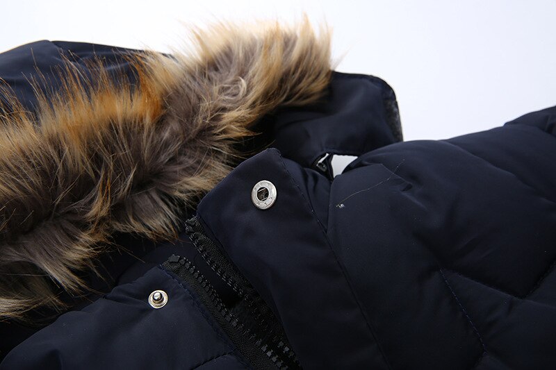 Jaqueta de inverno de alta qualidade para meninos roupas para baixo jaquetas para crianças algodão quente casacos com capuz zíper crianças outerwear 3 4 5 anos