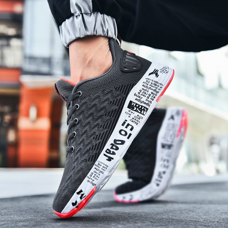 Herenschoenen maat 39-44 volwassen heren sneakers zomer ademende heren casual schoenen heren tennis masculino sport casual veterschoenen