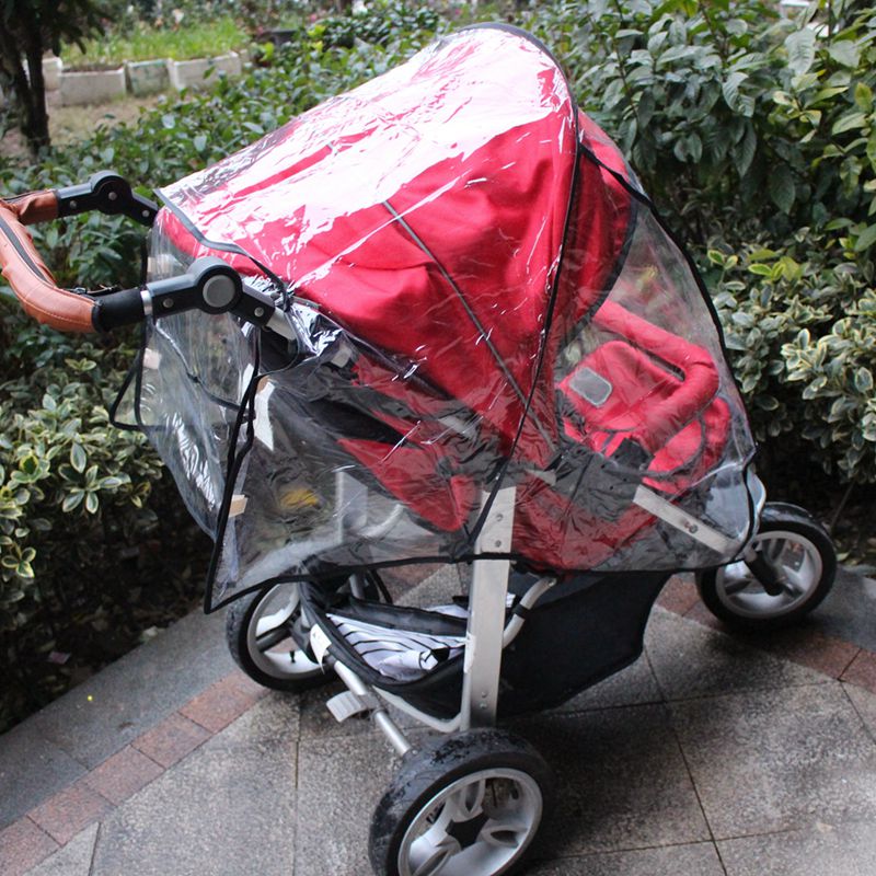Universal Baby Stroller Rain Cover Waterproof Stroller Wind Dust Shield Cover for Strollers Universal Size To Fit Most Strollers
