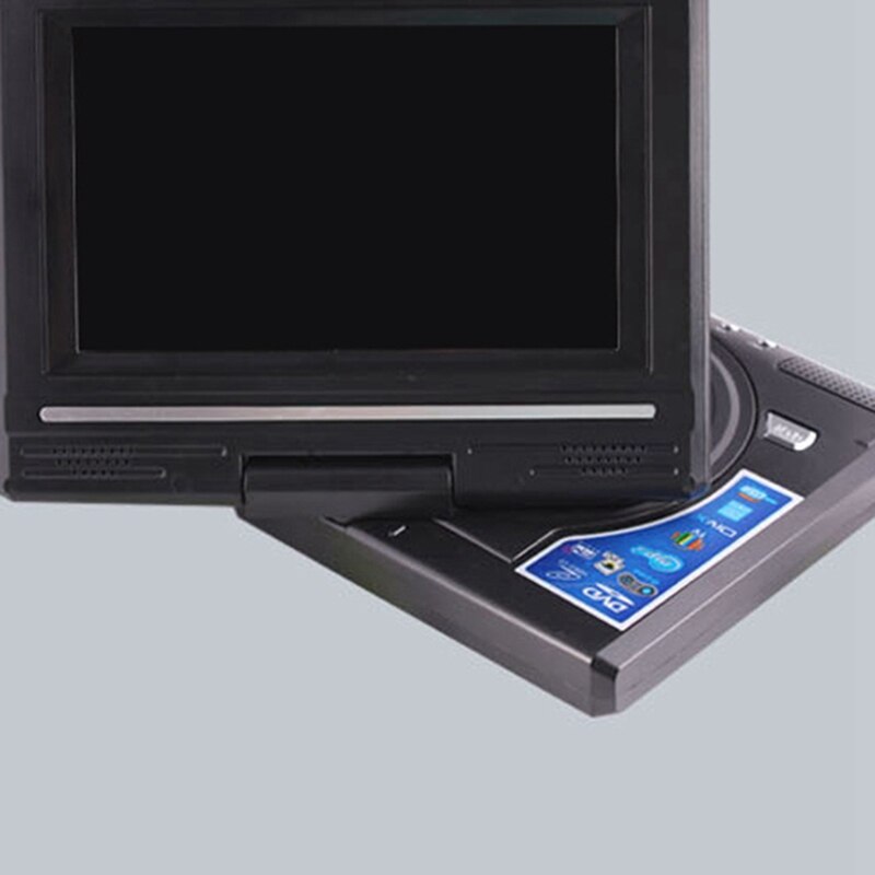 7.8 Inch TV Home Car DVD Player Portable HD VCD CD MP3 HD DVD Player USB SD Cards RCA Portable Cable Game 16:9 Rotate LCD Sn