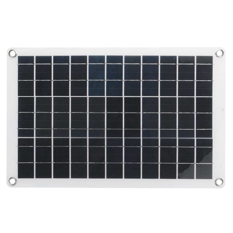 DOKIO Zonnepaneel 20W 6V Met USB-A & USB-C - Draagbaar & Opvouwbaar