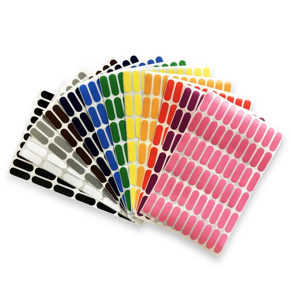 720 kleurrijke ovale stickers stickers kunnen categorie stickers schrijven , 60 labels per stuk