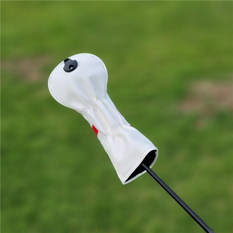 Golf Woods Headcovers Covers For Driver Fairway Hybrid 135H Clubs Set Heads PU Leather Unisex Protector Golf Accessories