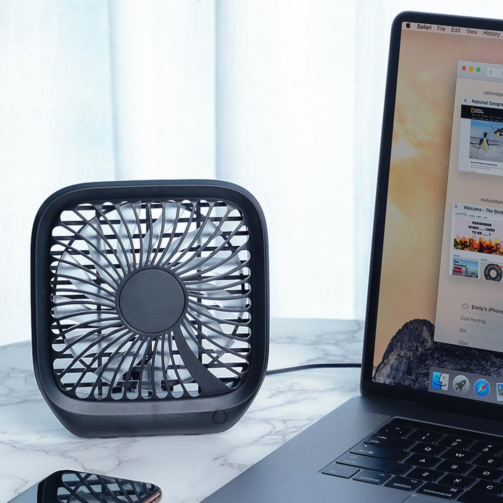 USB Vouwen Auto Achterbank Fan Draagbare Licht En Dun Vouwen Ventilator Zomer Auto Met Stille Elektrische Ventilator Auto Onderdelen