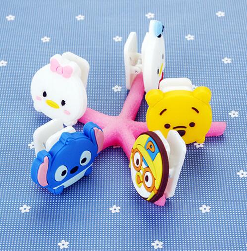 JZ006 Klassieke cartoon penguins Stitch clip PVC kledingstuk clips leuke cartoon little boek clip