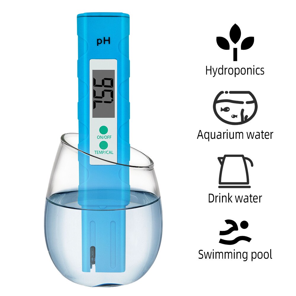 Digital PH Meter LCD Pocket Pen PH electrode High Accuracy 0.01 for Aquarium Pool Water Monitor PH Tester 40% off