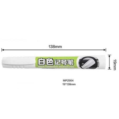 Rotulador de pintura permanente para Tela de cuero de Metal, rotuladores metálicos, agujas, artesanías, rotuladores: MP2904