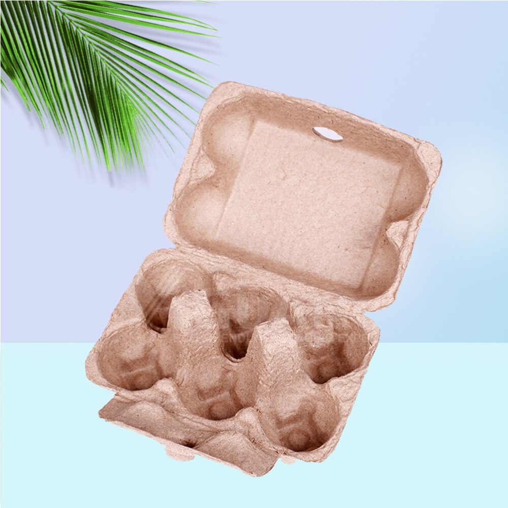 15pcs Chicken Farm Equipment Folding Egg Storage Tray Box Portable Carton Tray 6 Grid Egg Rack: Default Title